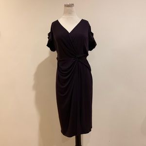 Laundry by Shelli Segal Purple Midi Dress
